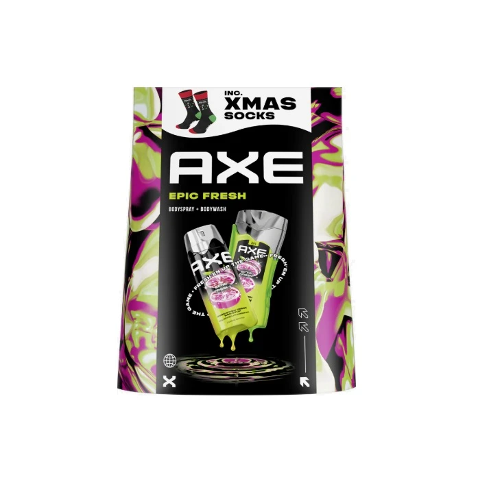 AXE CASETA CADOU (DEO150ML+SG250ML+SOSETE) EPIC FRESH 